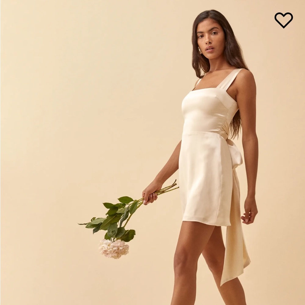 NWT Reformation Riviera Bridal Dress Size 6 in ivory